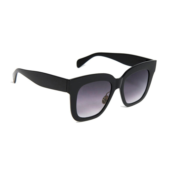 ocean sunglasses KRNglasses model LOUP SKU LE403.5 with black frame and brown lens