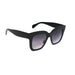 ocean sunglasses KRNglasses model LOUP SKU LE403.5 with black frame and brown lens