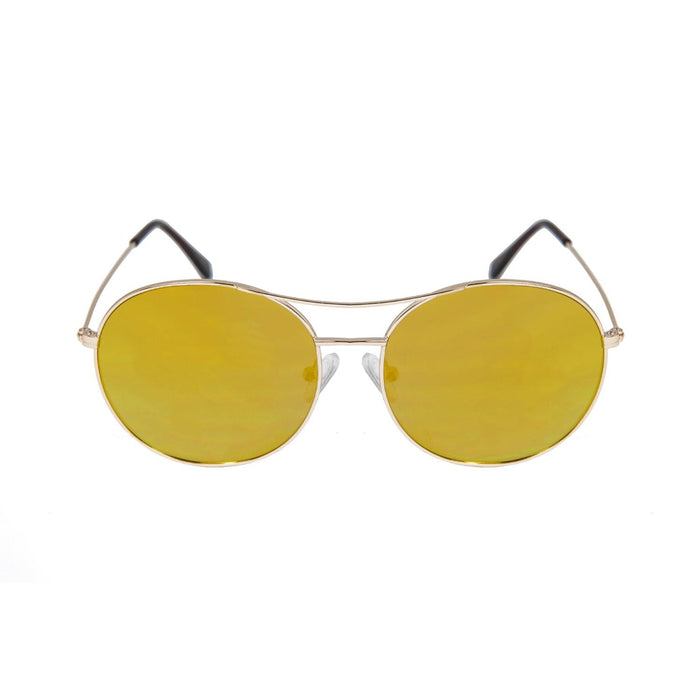 ocean sunglasses KRNglasses model TOURS SKU LE41.1 with silver frame and transparent lens