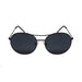 ocean sunglasses KRNglasses model TOURS SKU LE41.4 with black frame and smoke lens