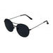 ocean sunglasses KRNglasses model TOURS SKU LE41.5 with silver frame and silver lens
