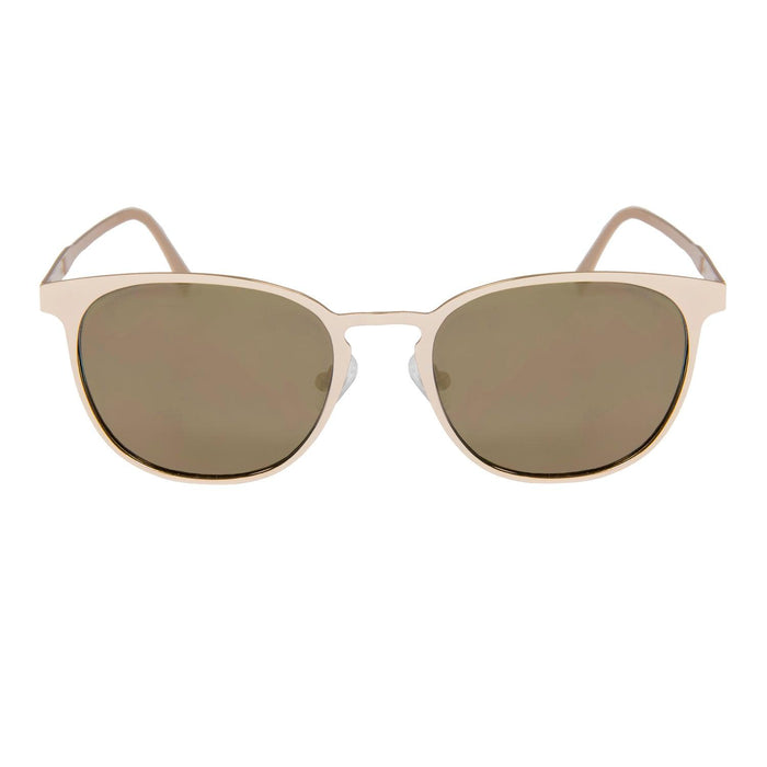 ocean sunglasses KRNglasses model RENNES SKU LE43.1 with gold frame and gold revo lens