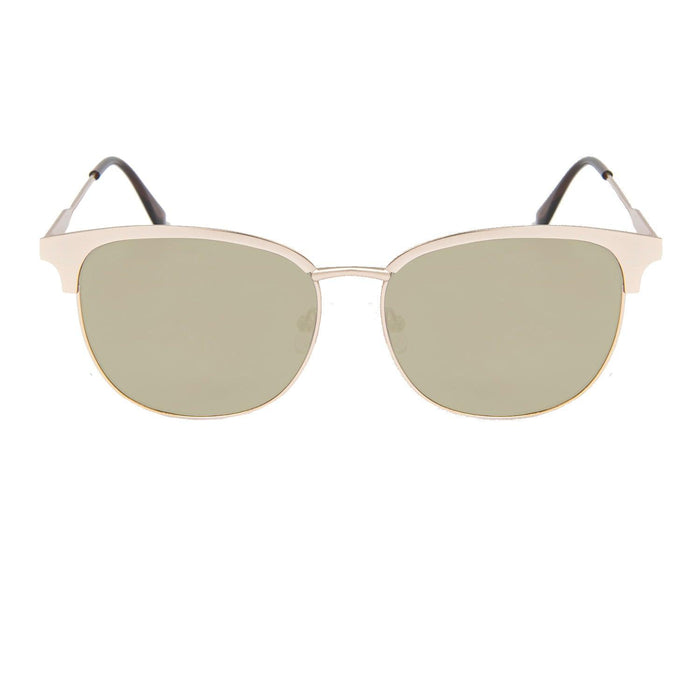 ocean sunglasses KRNglasses model DEAUVILLE SKU LE44.1 with gold frame and gold revo lens
