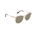 ocean sunglasses KRNglasses model DEAUVILLE SKU LE44.3 with silver frame and silver lens