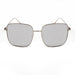ocean sunglasses KRNglasses model ANGERS SKU LE45.4 with gold frame and brown lens