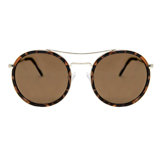 ocean sunglasses KRNglasses model BREST SKU LE48.1 with brown frame and brown lens