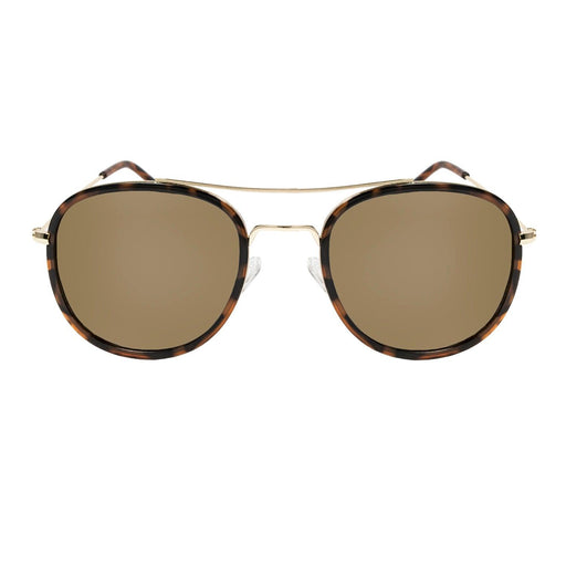 ocean sunglasses KRNglasses model LILLE SKU LE49.1 with brown frame and brown lens