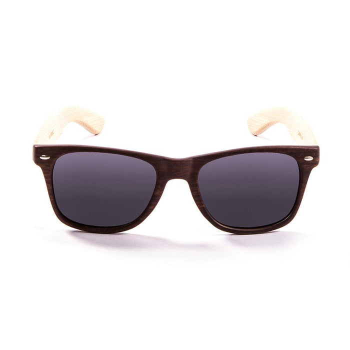 ocean sunglasses KRNglasses model BIARRITZ SKU LE50000.3 with brown frame and smoke lens