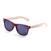 ocean sunglasses KRNglasses model BIARRITZ SKU LE50010.2 with gold brown frame and green revo lens