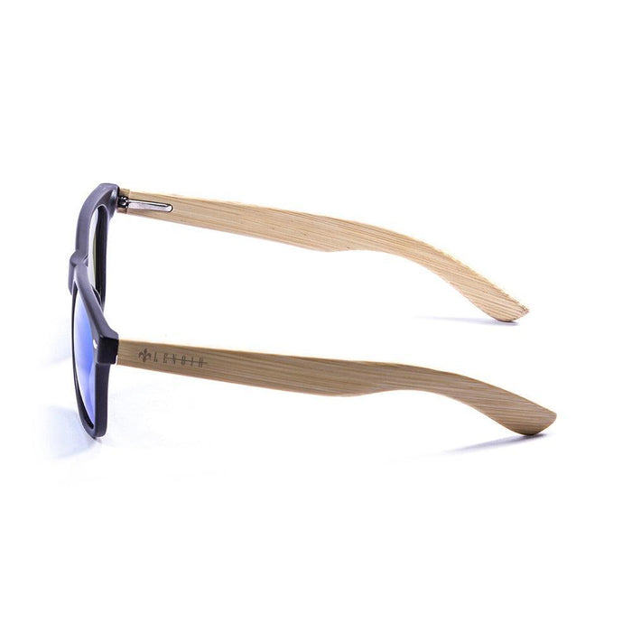 ocean sunglasses KRNglasses model BIARRITZ SKU LE50013.4 with brown opal frame and blue revo lens