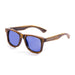 ocean sunglasses KRNglasses model OLD SKU LE53002.0 with brown frame and blue revo lens