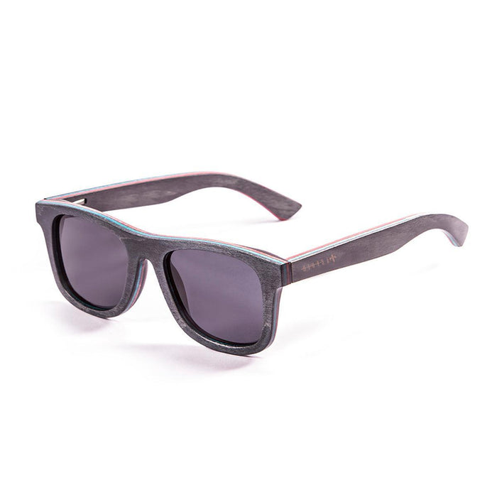 ocean sunglasses KRNglasses model SK8 SKU LE54001.5 with blue frame and smoke lens