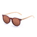 ocean sunglasses KRNglasses model lenoirNE SKU LE55000.2 with brown frame and brown lens