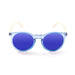 ocean sunglasses KRNglasses model lenoirNE SKU LE55010.3 with brown opal frame and smoke lens