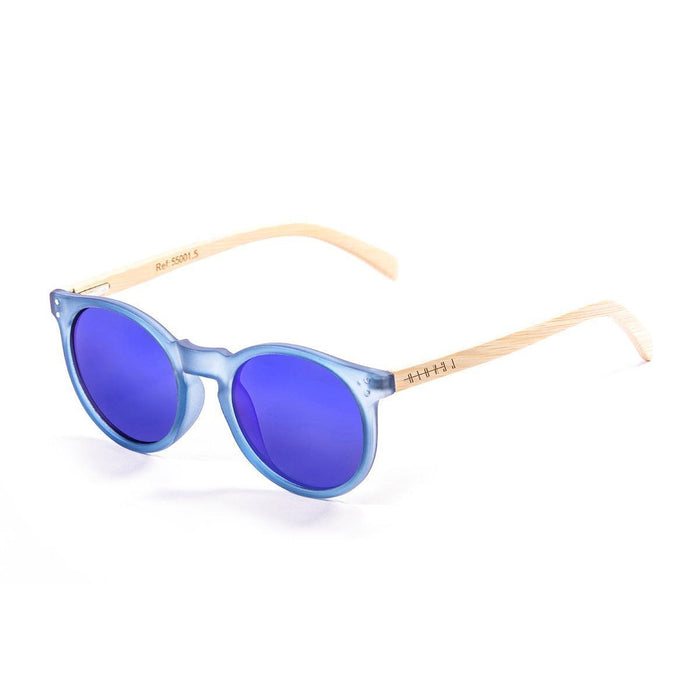 ocean sunglasses KRNglasses model lenoirNE SKU LE55010.4 with gold brown frame and brown lens