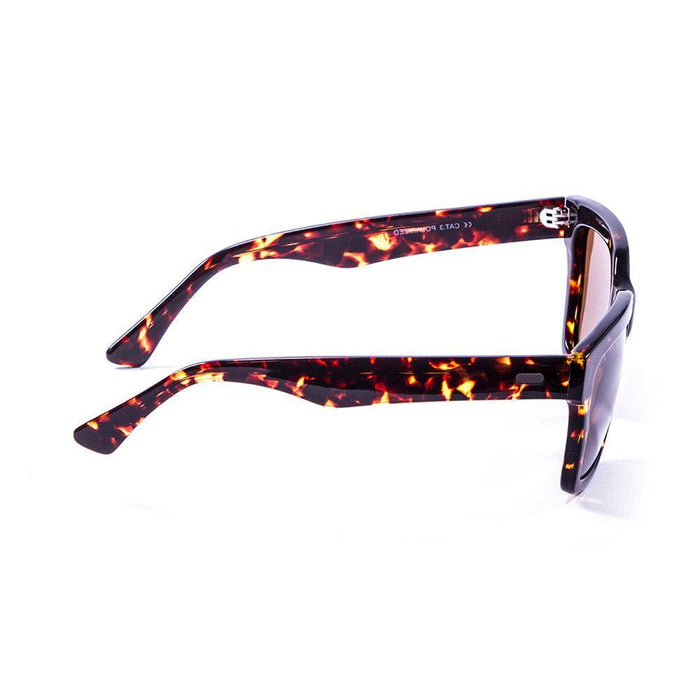 ocean sunglasses KRNglasses model MONACO SKU LE63000.5 with black frame and smoke lens