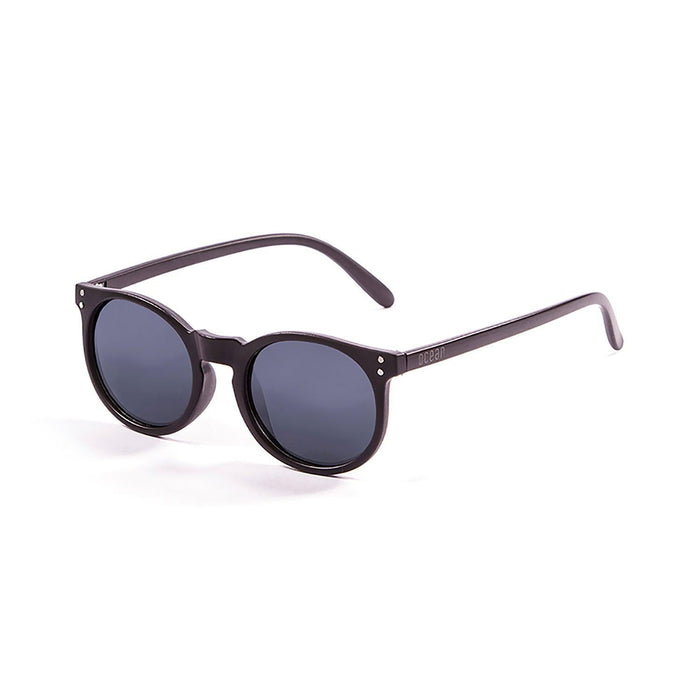 ocean sunglasses KRNglasses model LIZARD SKU 72000.6 with demy brown & white frame and smoke lens
