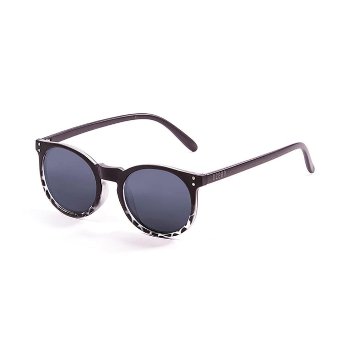 ocean sunglasses KRNglasses model LIZARD SKU 72000.4 with matte black & demy brown frame and smoke lens