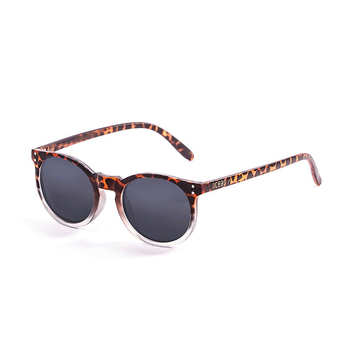 ocean sunglasses KRNglasses model LIZARD SKU 72000.3 with matte black frame and smoke lens
