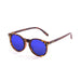 ocean sunglasses KRNglasses model LIZARD SKU 72002.0 with frosted white frame and revo red lens