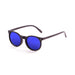 ocean sunglasses KRNglasses model LIZARD SKU 72001.3 with matte black frame and revo blue lens