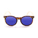 OCEAN sunglasses LIZARD WOOD Round / Keyhole Bridge - KRNglasses.com 