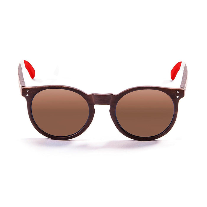 ocean sunglasses KRNglasses model LIZARD SKU 55010.6 with white transparent frame and smoke lens