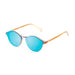ocean sunglasses KRNglasses model LOIRET SKU 10308.3 with matte black frame and smoke flat lens