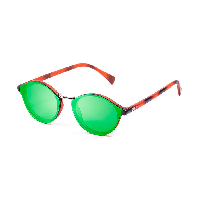 ocean sunglasses KRNglasses model LOIRET SKU 10307.2 with matte demy brown frame and brown flat lens
