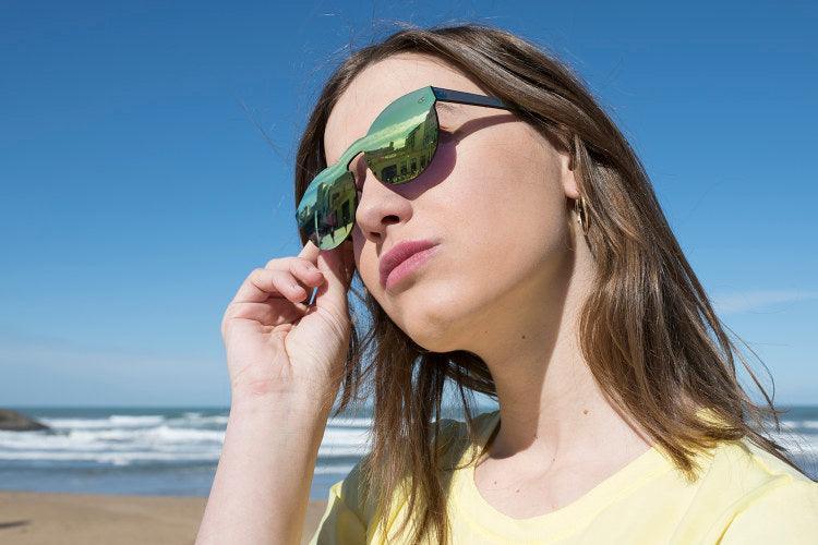 ocean sunglasses KRNglasses model LONG SKU 22.3N with space brown frame and space brown lens