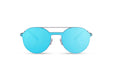 KYPERS sunglasses model LOURENZO LR005 with silver frame and smoke lens