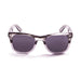 ocean sunglasses KRNglasses model LOWERS SKU 59000.53 with white tortoise frame and smoke lens