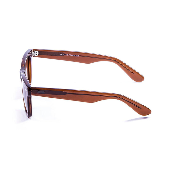 ocean sunglasses KRNglasses model LOWERS SKU 59000.4 with brown frame and revo blue lens