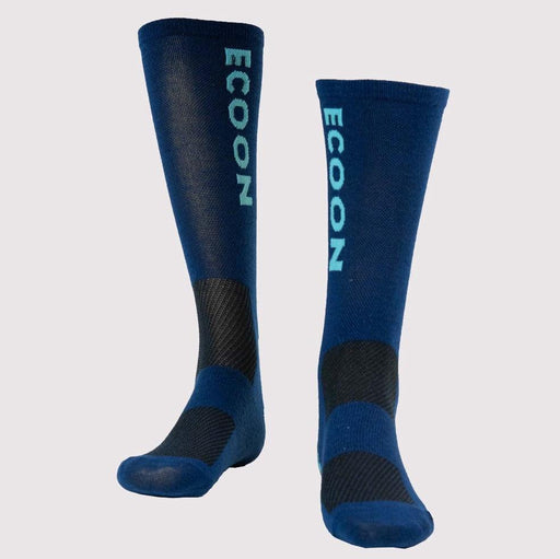 ecoon apparel cycling socks lzoard unisex sustainable clothing recyclable premium blue KRNglasses ECO160520TM