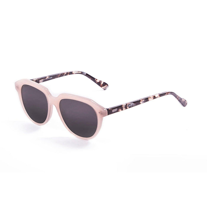 ocean sunglasses KRNglasses model MAVERICKS SKU 10000.6 with demy black & white transparent frame and smoke lens