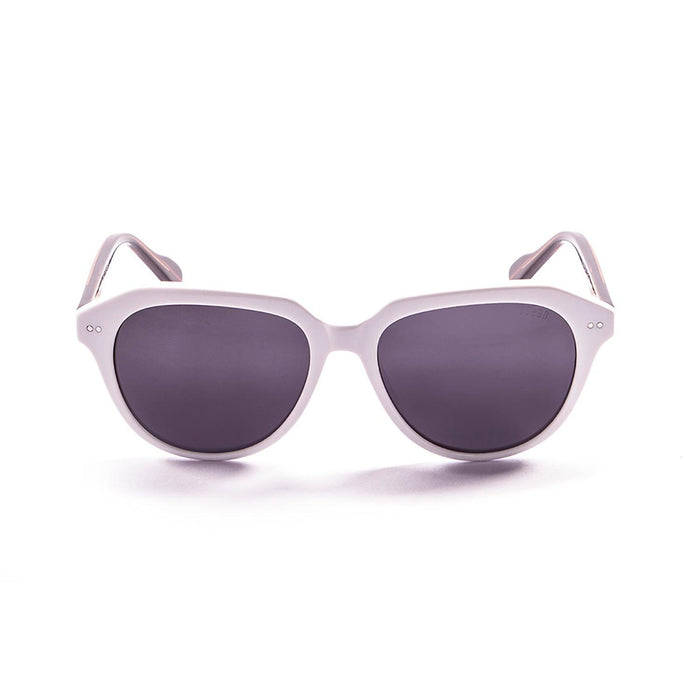 ocean sunglasses KRNglasses model MAVERICKS SKU 10000.4 with shiny black frame and smoke lens