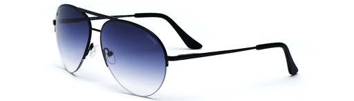 ocean sunglasses KRNglasses model MAXY SKU MXY002.S with gold frame and black lens