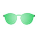 ocean sunglasses KRNglasses model MILAN SKU 75009.7 with transparent green frame and transparent green lens