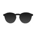 ocean sunglasses KRNglasses model MILAN SKU 75003.2 with matte demy brown frame and revo blue sky flat lens