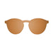 ocean sunglasses KRNglasses model MILAN SKU 75007.2 with matte demy brown frame and brown flat lens