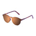 ocean sunglasses KRNglasses model MILAN SKU 75002.2 with matte demy brown frame and revo gold flat lens