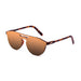 ocean sunglasses KRNglasses model MODENA SKU 75100.0 with matte black frame and smoke flat lens