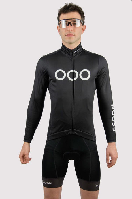 ecoon apparel cycling jersey mont ventoux men sustainable clothing recyclable premium black KRNglasses ECO180601TM