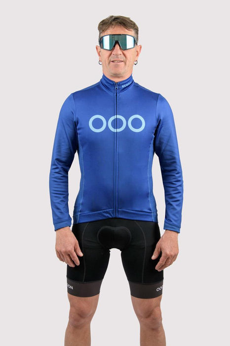 ecoon apparel cycling jersey mont ventoux men sustainable clothing recyclable premium blue KRNglasses ECO180603TXL