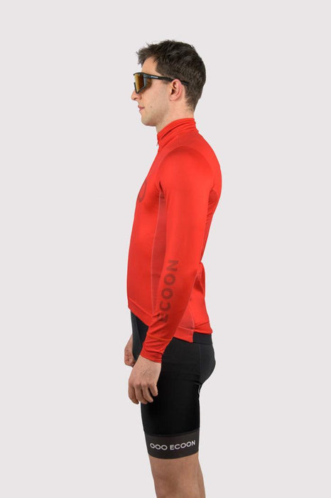 ecoon apparel cycling jersey mont ventoux men sustainable clothing recyclable premium red KRNglasses ECO180613TXL