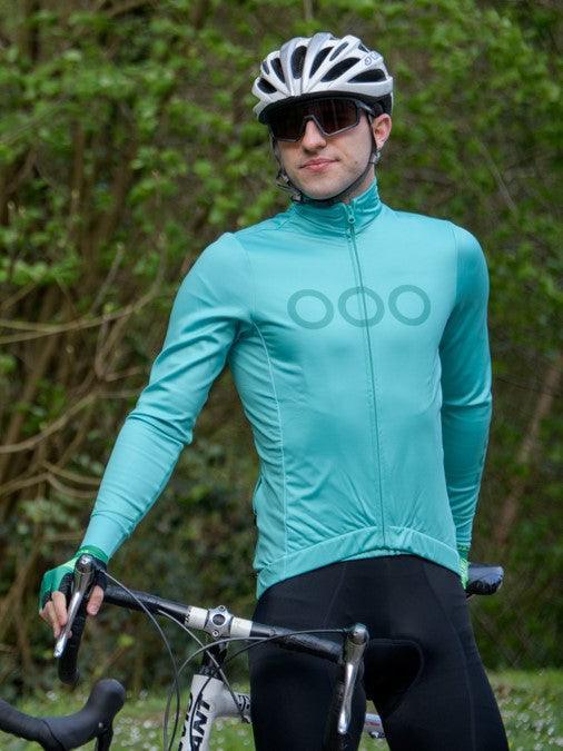 ecoon apparel cycling jersey mont ventoux men sustainable clothing recyclable premium turquoise KRNglasses ECO180617TM
