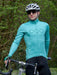 ecoon apparel cycling jersey mont ventoux men sustainable clothing recyclable premium turquoise KRNglasses ECO180617TM