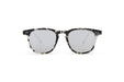 KYPERS sunglasses model NARA NR001 with black & crystal demy frame and gradient grey mirror lens