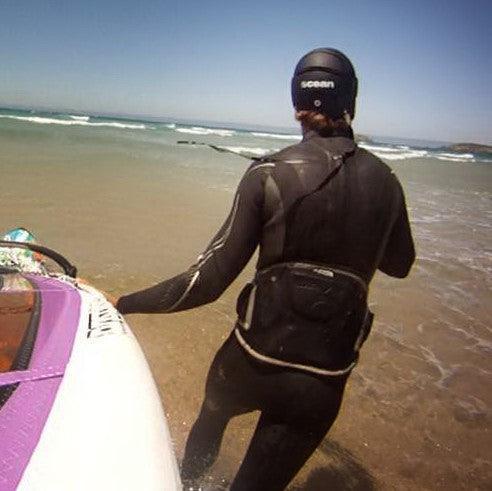 ocean apparel surfing hat dolphin unisex floating kitesurfing surf skiing premium matte black 3100.2L