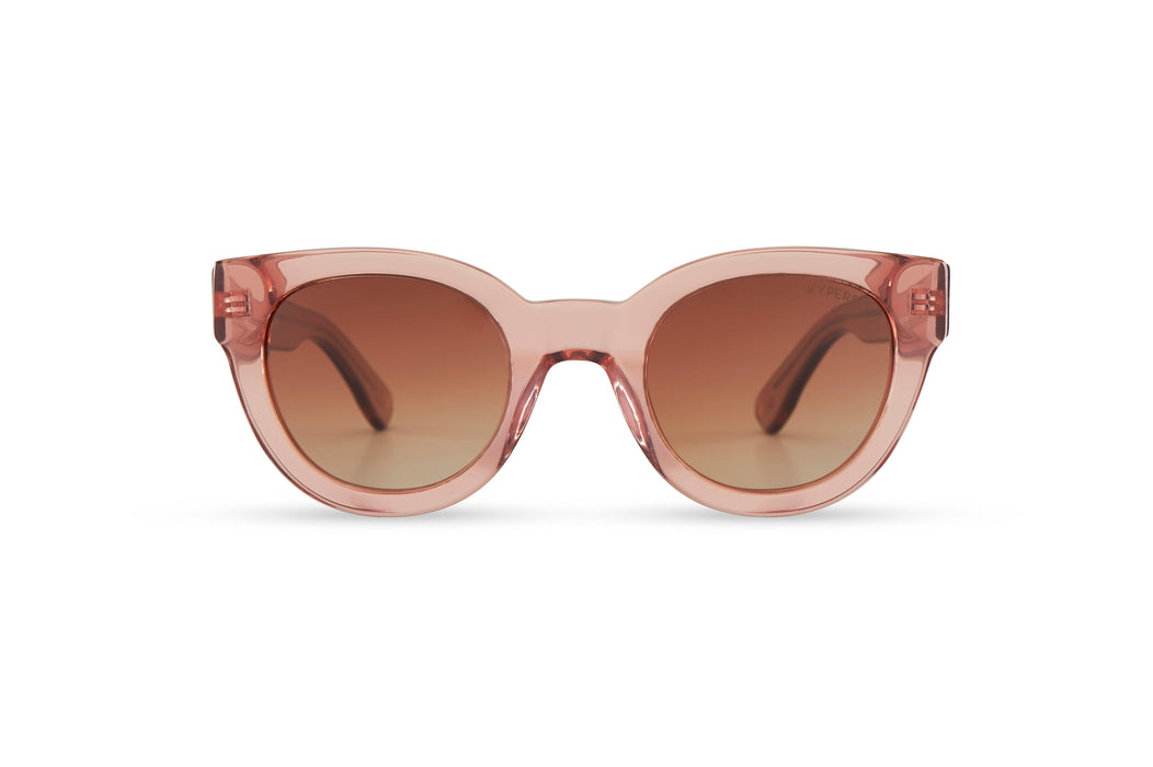 KYPERS sunglasses model PENELOPE PN007 with matt glass green frame and gold revo lens